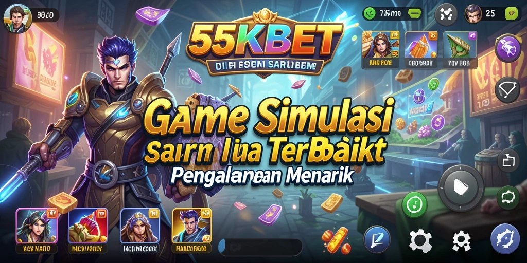 Tampilan gameplay 55KBET yang seru dan menarik.