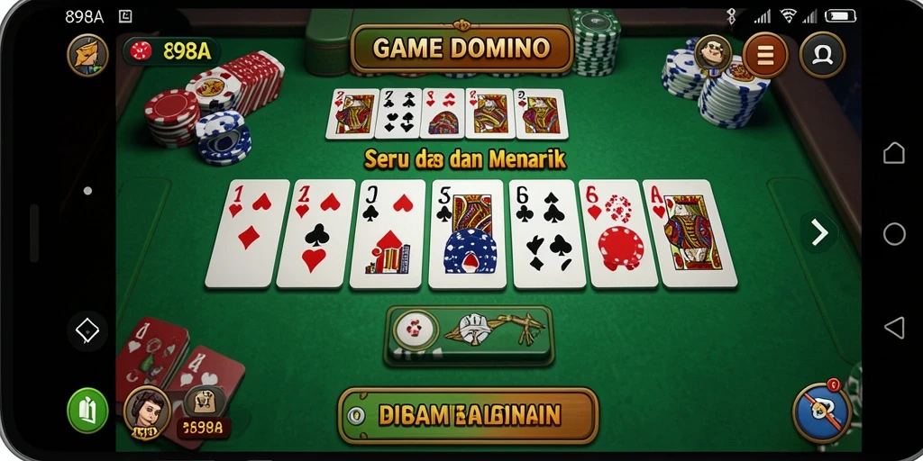 Tampilan gameplay seru pada 898A yang memikat.