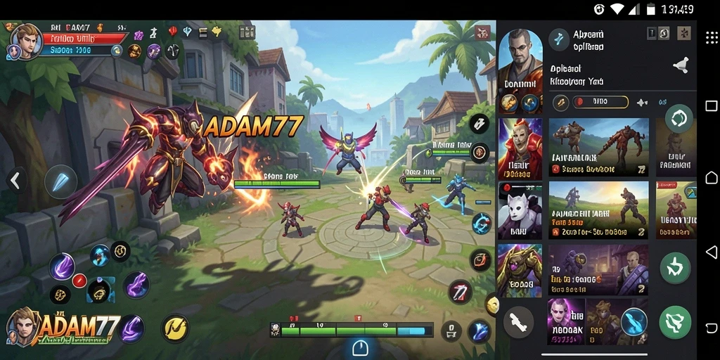 Screenshot utama ADAM77 menampilkan fitur Utility yang bermanfaat.