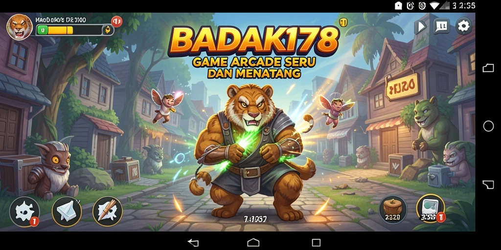 Tangkapan layar BADAK178 menampilkan aksi gameplay arcade yang seru.