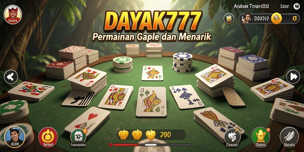 Tampilan gameplay Gaple yang seru dan interaktif.
