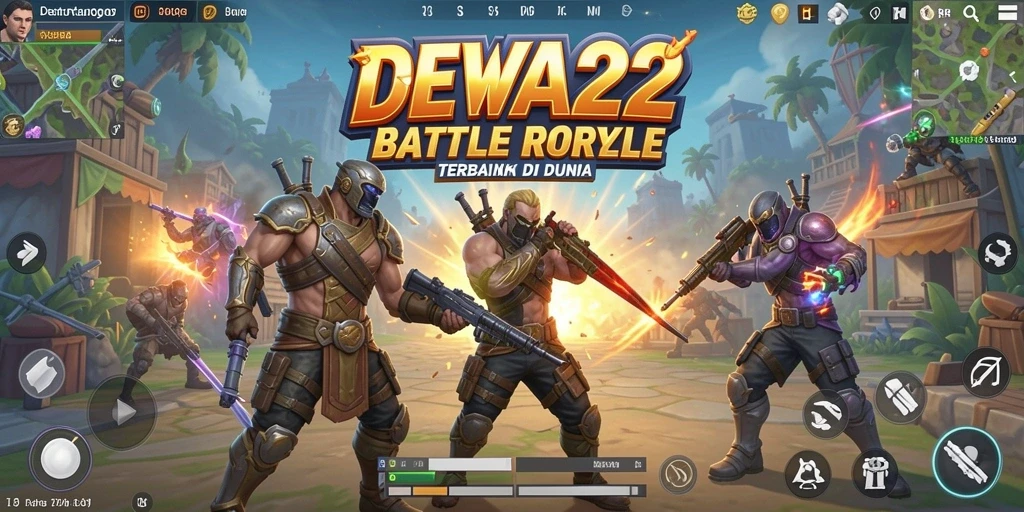 Gameplay intens dan strategi seru dalam DEWA22.