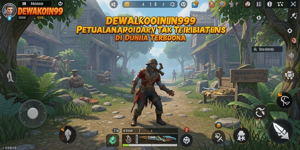 Tangkapan layar <strong>DEWAKOIN99</strong> menampilkan pengalaman menjelajahi dunia terbuka yang menakjubkan.
