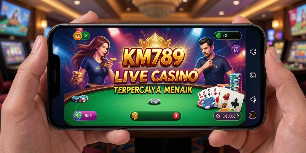Gameplay live casino KM789 yang menarik dan interaktif.