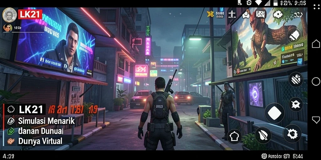 Tampilan gameplay LK21 yang menarik dan mendalam.
