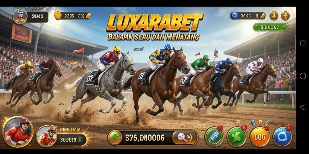 Gameplay balapan seru di LUXARABET dengan grafik detail.
