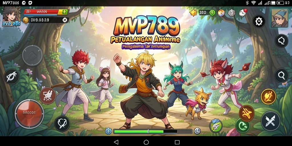 Tampilan aksi luar biasa dari gameplay MVP789 yang penuh warna.