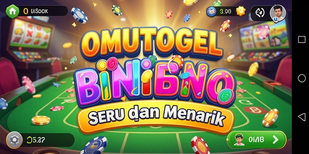 Tampilan gameplay seru dari game Bingo OMUTOGEL.