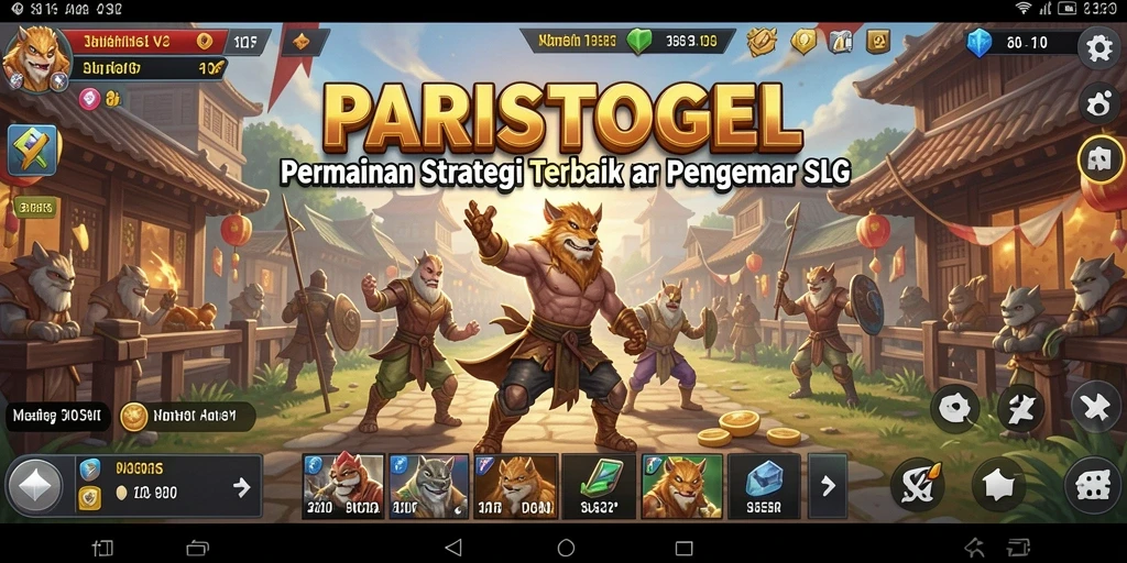 Tampilan gameplay menantang dalam PARISTOGEL yang penuh strategi.