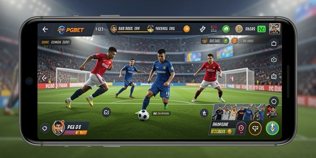 Screenshot PGBET menampilkan aksi seru dalam permainan olahraga.
