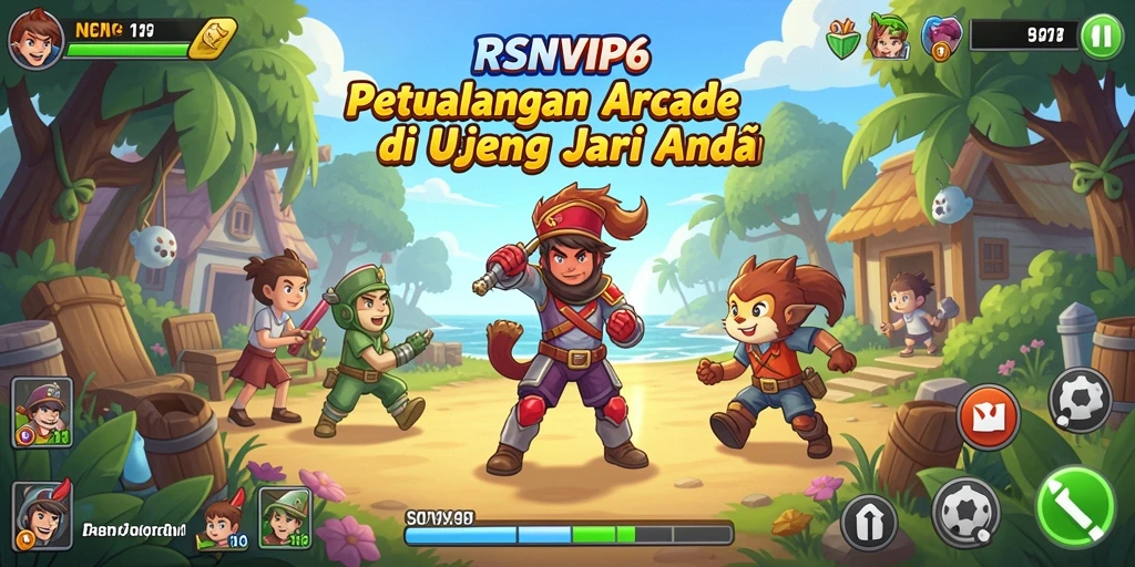 Screenshot gameplay RSNVIP6 menampilkan aksi seru dan tantangan level.