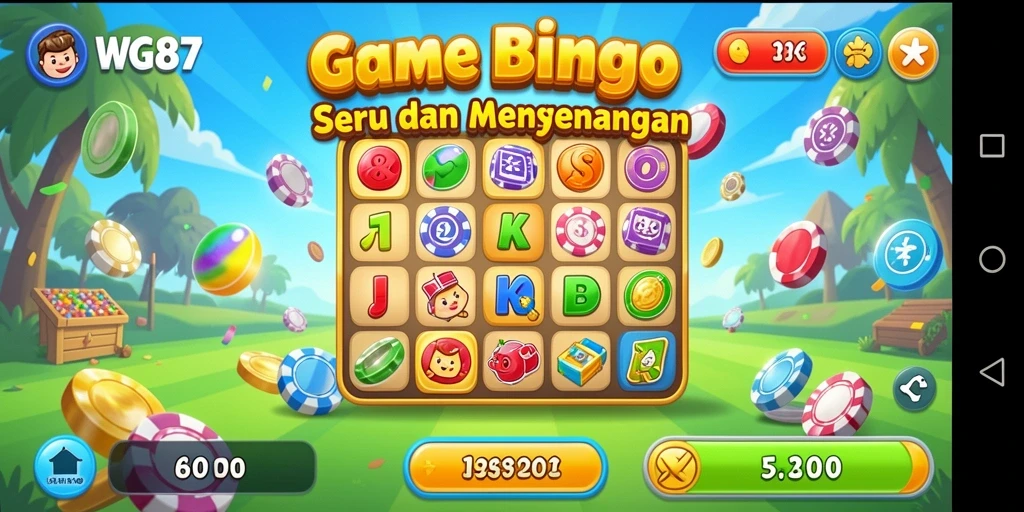Tampilan gameplay seru dari WG87 yang penuh dengan warna.